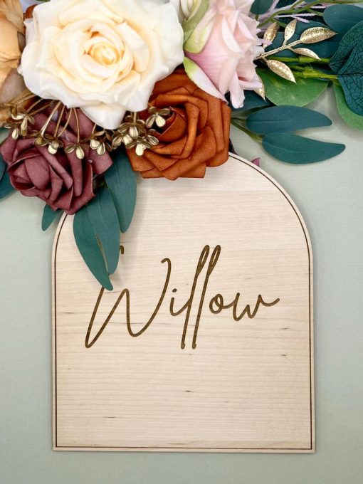 Arch Name Plaque